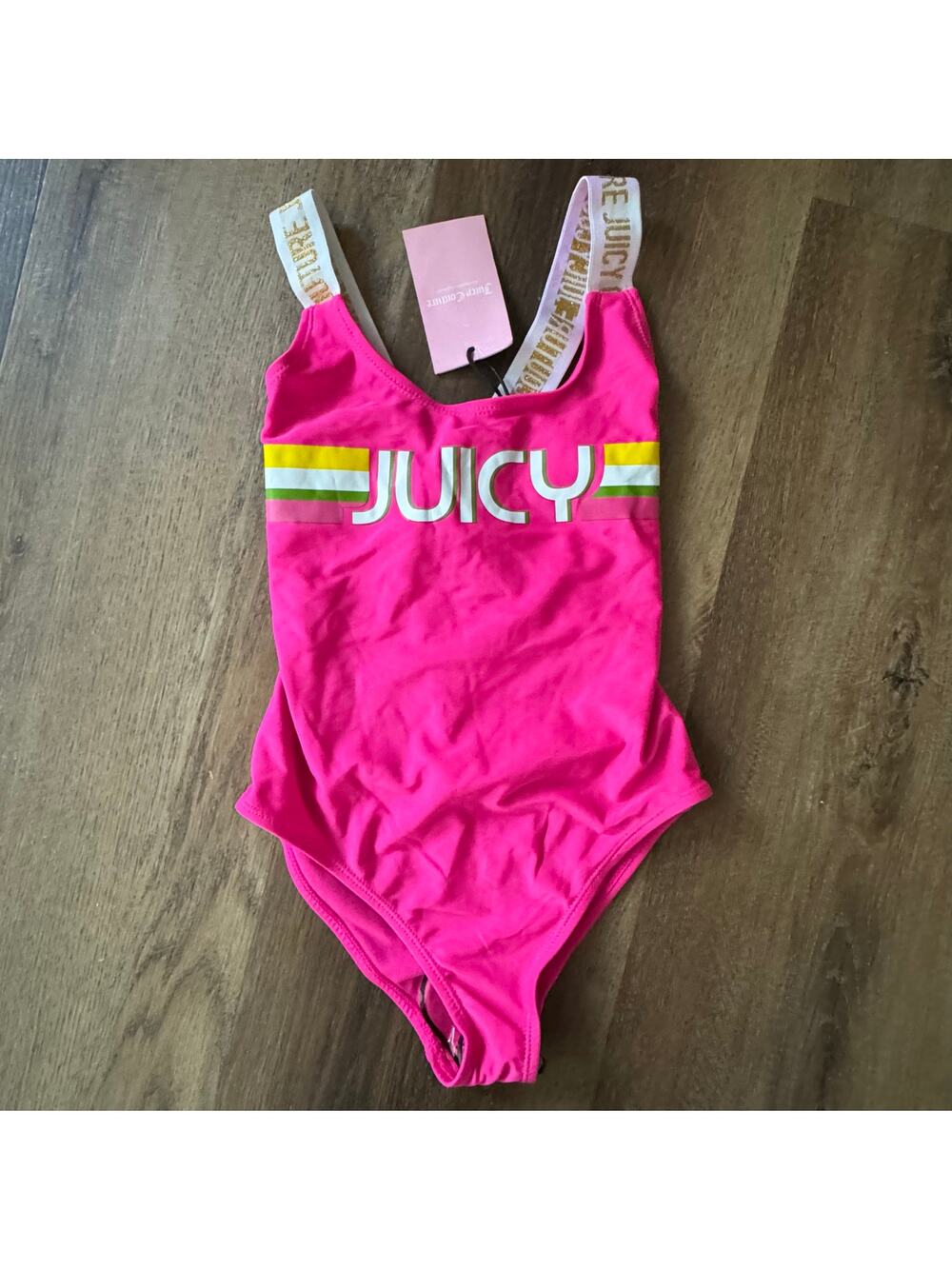 Juicy Couture One Piece Bathing Suit in Pink